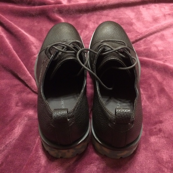 Calvin Klein Nox Brown Leather Oxford Boot main image 6